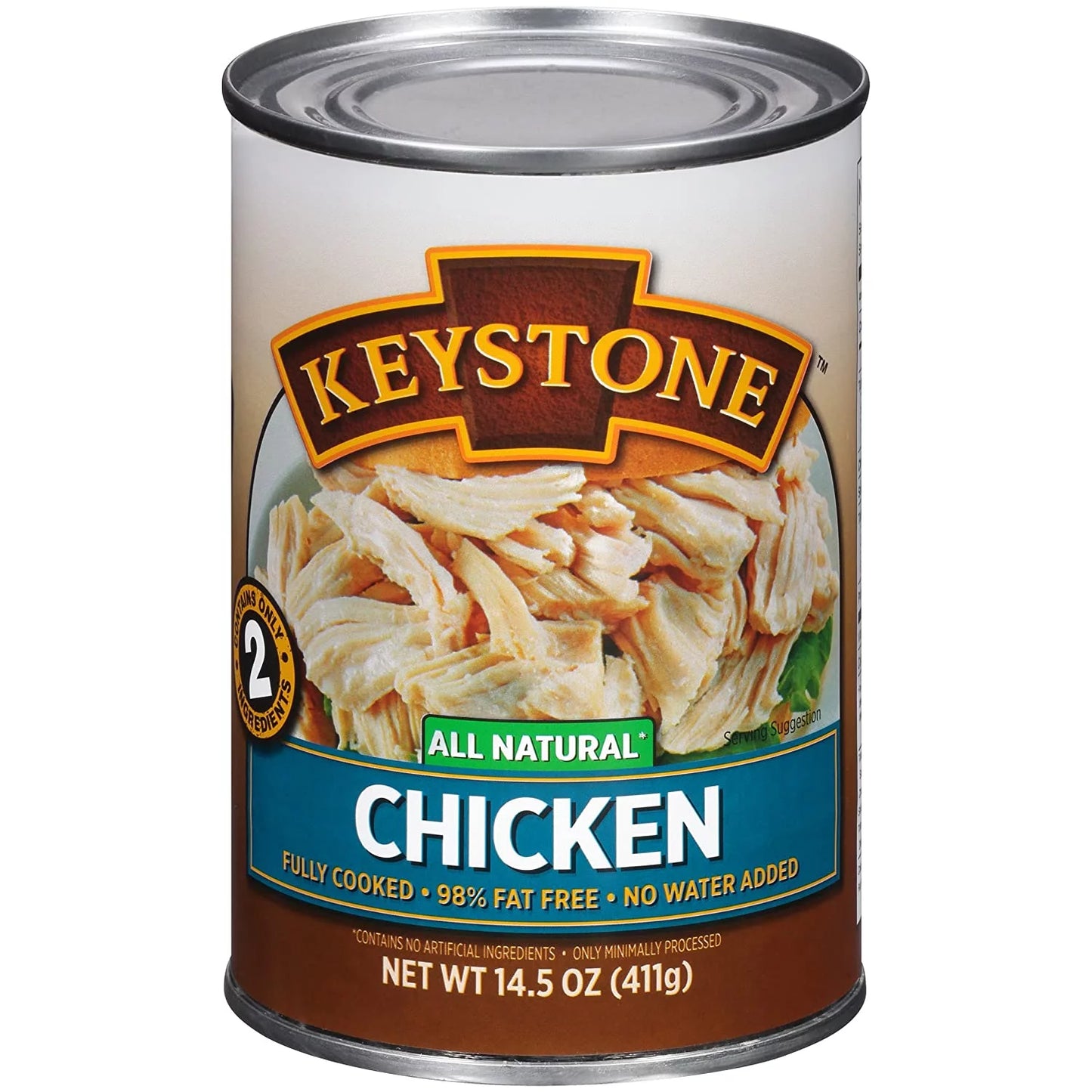 (6 Cans Pack) Keystone All Natural Chicken 14.5 oz Can ✅ Emergency Survival Food For Camping Hiking and Backpacking Ready to Eat ✅